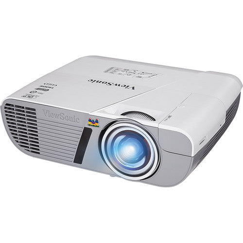 ViewSonic PJD6552LWS 3200L LightStream WXGA Networkable Short-Throw Projector (White) - NJ Accessory/Buy Direct & Save