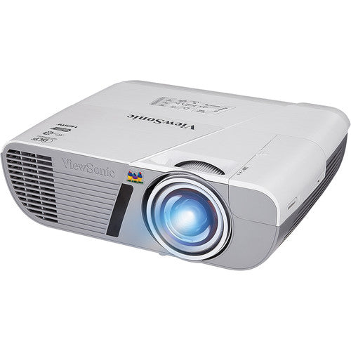 ViewSonic PJD6352LS 3200L LightStream XGA Networkable Short-Throw Projector (White) - NJ Accessory/Buy Direct & Save