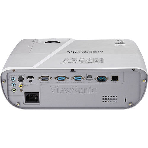 ViewSonic PJD6352LS 3200L LightStream XGA Networkable Short-Throw Projector (White) - NJ Accessory/Buy Direct & Save