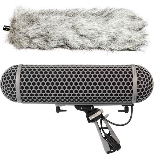 RODE Blimp Windshield and Rycote Shock Mount Suspension System for Shotgun Microphones - NJ Accessory/Buy Direct & Save