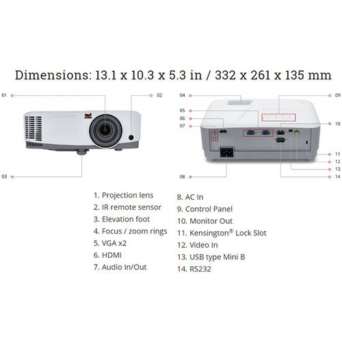 ViewSonic PG705HD 4000-Lumen Full HD DLP Projector - NJ Accessory/Buy Direct & Save