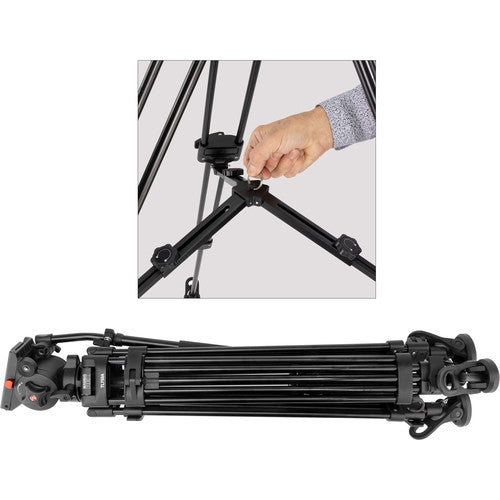 Magnus Rex VT-5000 2-Stage Video Tripod with Fluid Head