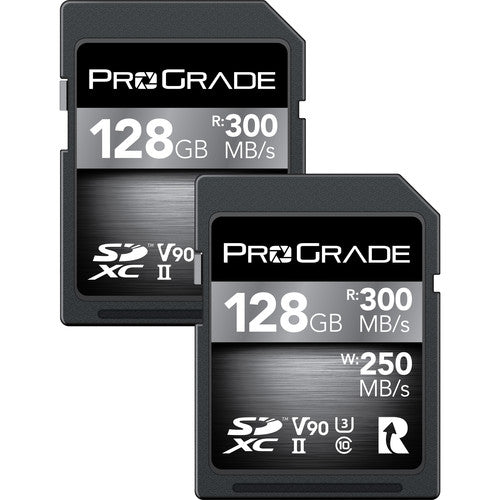 ProGrade Digital 128GB UHS-II SDXC Memory Card (2-Pack) - NJ Accessory/Buy Direct & Save