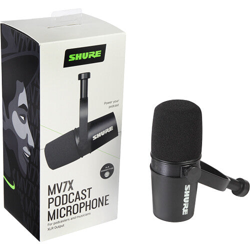 Shure MV7X Podcast XLR Microphone - NJ Accessory/Buy Direct & Save