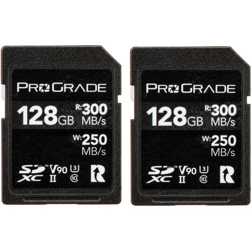 ProGrade Digital 128GB UHS-II SDXC Memory Card (2-Pack) - NJ Accessory/Buy Direct & Save