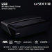 Hisense L5G 2700-Lumen XPR UHD 4K Smart Ultra-Short-Throw Laser DLP Projector & 120" Screen Bundle - NJ Accessory/Buy Direct & Save