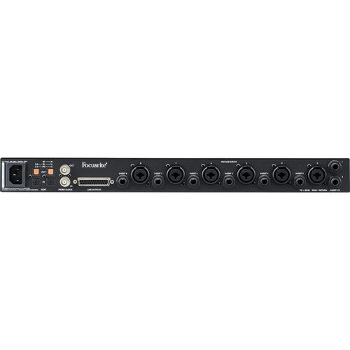 Focusrite Clarett+ OctoPre Eight-Channel Preamp with 24-Bit / 192 kHz Conversion and ADAT I/O - NJ Accessory/Buy Direct & Save