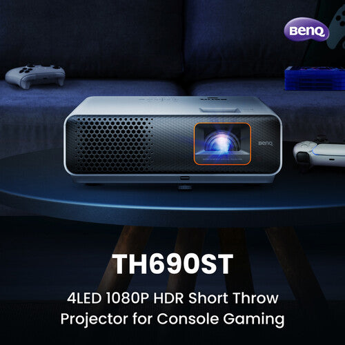 BenQ TH690ST 2300-Lumen Full HD Short-Throw LED DLP Gaming Projector - NJ Accessory/Buy Direct & Save