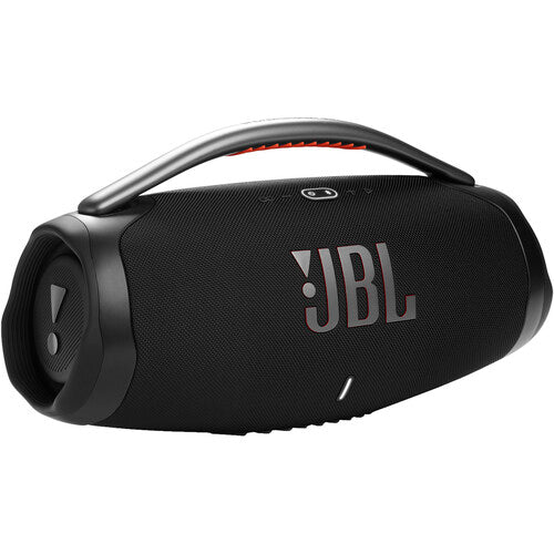 JBL Boombox 3 Black Portable Bluetooth Speaker with Massive Sound, Deepest Bass, IPX7 Waterproof, 24H Playtime, PartyBoost - NJ Accessory/Buy Direct & Save