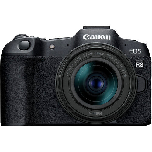 Canon EOS R8 Mirrorless Camera with RF 24-50mm f/4.5-6.3 is STM Lens + 420-800mm Zoom Lens + Wide Angle & Telephoto Lens +More - NJ Accessory/Buy Direct & Save