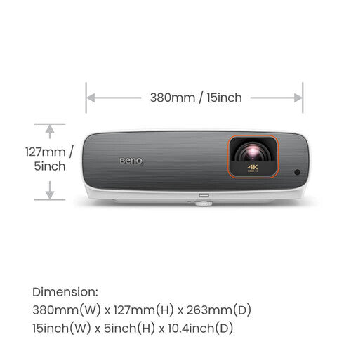 BenQ TK860i 3300-Lumen UHD 4K DLP Home Theater Projector - NJ Accessory/Buy Direct & Save