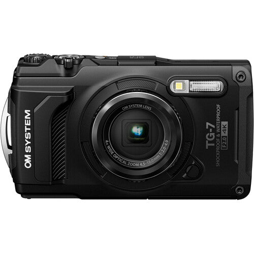 Olympus OM SYSTEM Tough TG-7 Digital Camera Professional Bundle - NJ Accessory/Buy Direct & Save