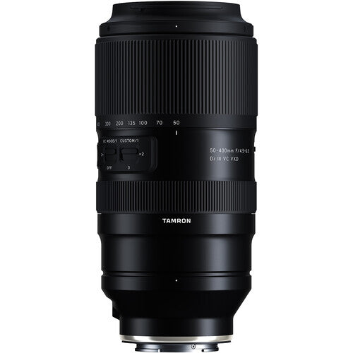 Tamron 50-400mm f/4.5-6.3 Di III VC VXD Lens for Sony E - NJ Accessory/Buy Direct & Save