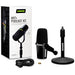 Shure MV7+-K Podcast XLR/USB Microphone Bundle with Gator Desktop Stand (Black) - NJ Accessory/Buy Direct & Save