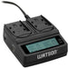 Watson Duo LCD Charger for Sony P, H, & V Series Batteries - NJ Accessory/Buy Direct & Save