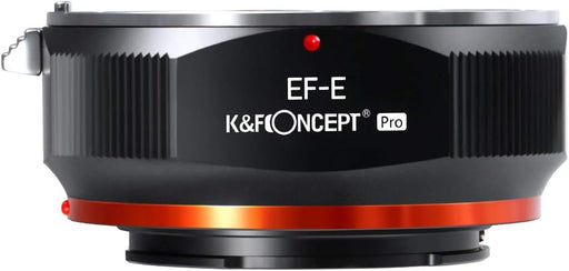 K&F Concept EOS to E Mount Adapter for Canon EF EF-S Mount Lens to E NEX Mount Mirrorless Cameras with Matting Varnish Design for Sony A6000 A6400 A7II A5100 A7 A7RIII - NJ Accessory/Buy Direct & Save