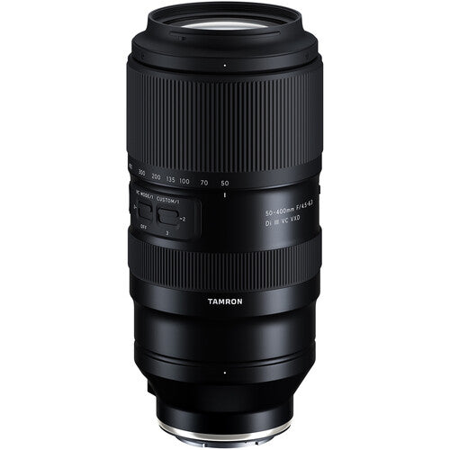 Tamron 50-400mm f/4.5-6.3 Di III VC VXD Lens for Sony E - NJ Accessory/Buy Direct & Save