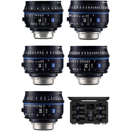 ZEISS CP.3 5-Lens Set (PL Mount) - NJ Accessory/Buy Direct & Save