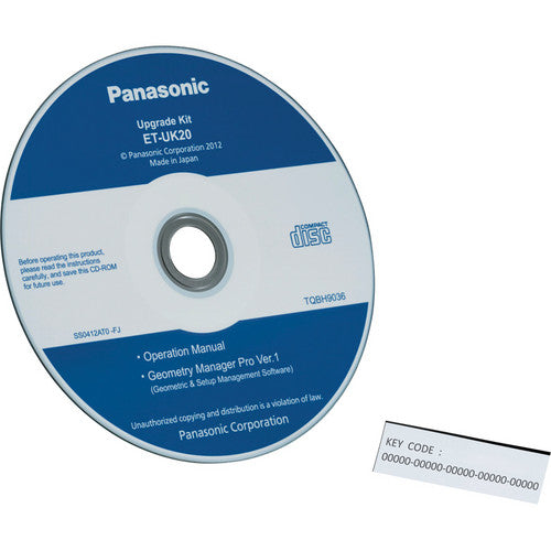 Panasonic ET-UK20 Geometry Manager Pro Software Upgrade Kit - NJ Accessory/Buy Direct & Save