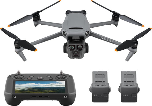 DJI Mavic 3 Pro Fly More Combo with DJI RC Pro (high-bright screen), 4/3 CMOS Hasselblad Camera, 3 Intelligent Flight Batteries, Charging Hub, FAA Remote ID Compliant, 4K Camera Drone for Adults - NJ Accessory/Buy Direct & Save