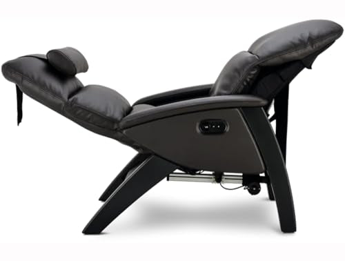 Svago Lite 2 SV210 Dual Power Infinite Position Zero Anti Gravity Recliner Chair with Heat and Air Massage - Black