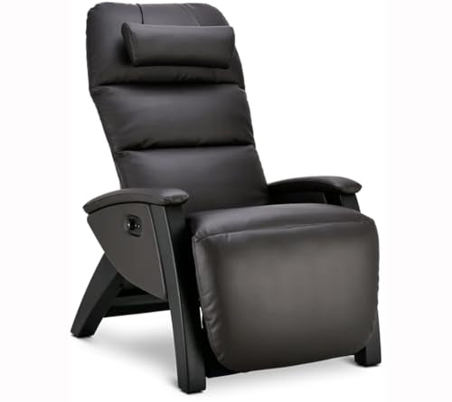 Svago Lite 2 SV210 Dual Power Infinite Position Zero Anti Gravity Recliner Chair with Heat and Air Massage - Black