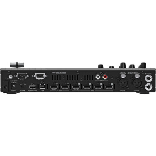 Roland V-1HD 4 x HDMI Switcher + FEELWORLD CUT6 DSLR Monitor Bundle with Battery, Charger, Case - NJ Accessory/Buy Direct & Save