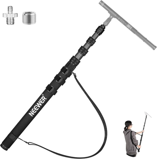 NEEWER Upgraded MS-300C Microphone Boom Pole - NJ Accessory/Buy Direct & Save