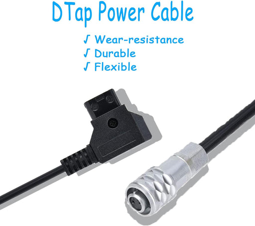 Yoidesu DTap Power Cable, BMPCC 4K to D Tap Power Cable for Blackmagic Pocket Cinema 4K Gold Mount V Mount B Camera, D-Tap to BMPCC 4K Power Cable(1m) - NJ Accessory/Buy Direct & Save