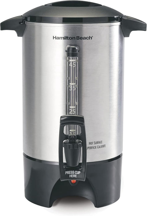 Hamilton Beach 40519 45 Cup Stainless Steel Coffee Urn - NJ Accessory/Buy Direct & Save