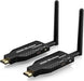 iPazzPort 4K HDMI Wireless Transmitter and Receiver, 165-foot range, plug and play, compatible with 2.4/5 GHz, 1080P HD extender adapter allowing audio and video transmission from laptops, PCs, TV boxes, cameras to TVs/projectors. - NJ Accessory/Buy Direct & Save