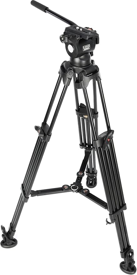 E-Image EG03A2 2 Stage Aluminum Tripod (Black) - NJ Accessory/Buy Direct & Save