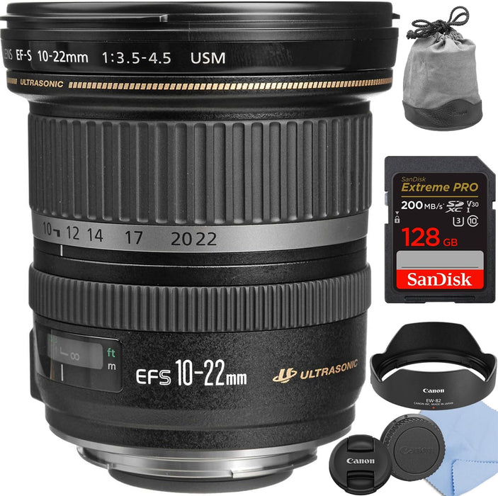 Canon EF-S 10-22mm f/3.5-4.5 USM Lens Starter Bundle - NJ Accessory/Buy Direct & Save