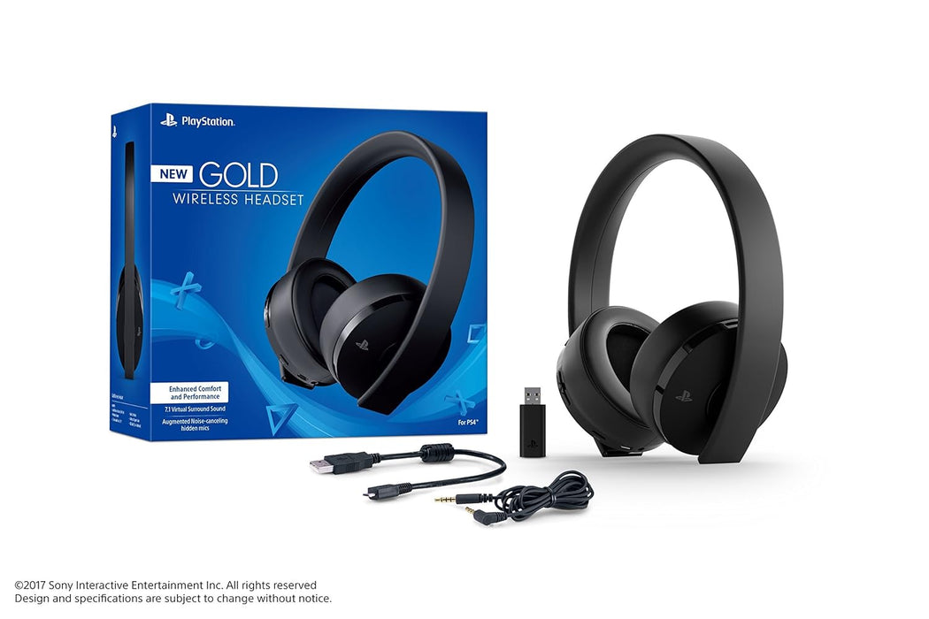 Sony PlayStation Gold Wireless Headset - PlayStation 4 USED 8/10 - NJ Accessory/Buy Direct & Save