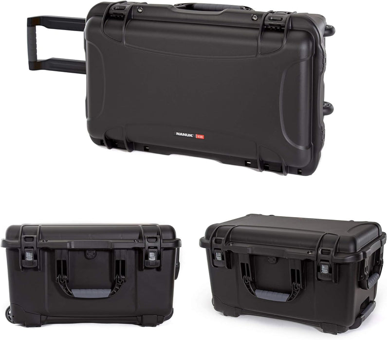 Nanuk 938 Waterproof Hard Case with Lid Organizer and Padded Divider, Black 938-6001 - NJ Accessory/Buy Direct & Save