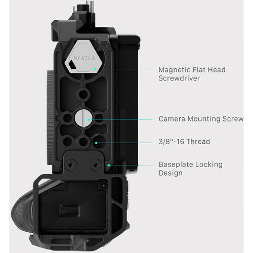 Tilta Camera Cage Basic Kit v2 for Sony FX3 & FX30 (Black) - NJ Accessory/Buy Direct & Save