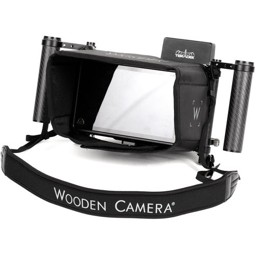 Wooden Camera Director's Monitor Cage v3 with Dual Carbon Fiber Handgrips - NJ Accessory/Buy Direct & Save