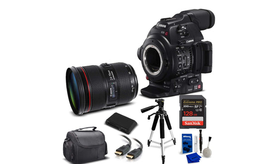 Canon EOS C100 Mark II with Dual Pixel CMOS AF 0202C002 & 24-70mm f/2.8L II USM Bundle - NJ Accessory/Buy Direct & Save