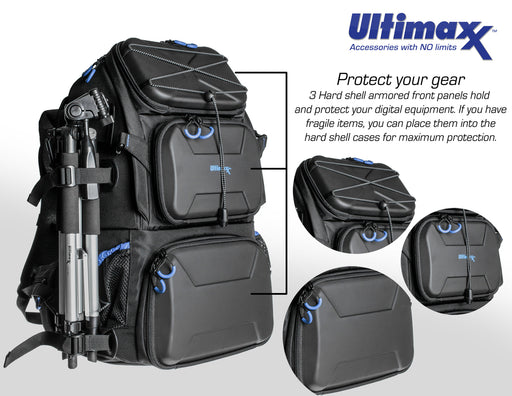 PROFESSIONAL DELUXE CAMERA BACKPACK - NJ Accessory/Buy Direct & Save