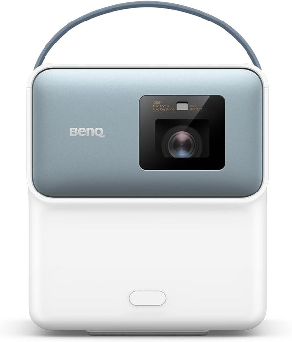 BenQ GP100A Back Yard Outdoor Projector, 1080p & 1000 ANSI Lumens, Perfect Day and Night, Built-in Netflix and Android TV 11, Autofocus & Auto 2D Keystone, 20W Speaker, Chromecast & AirPlay, white - NJ Accessory/Buy Direct & Save