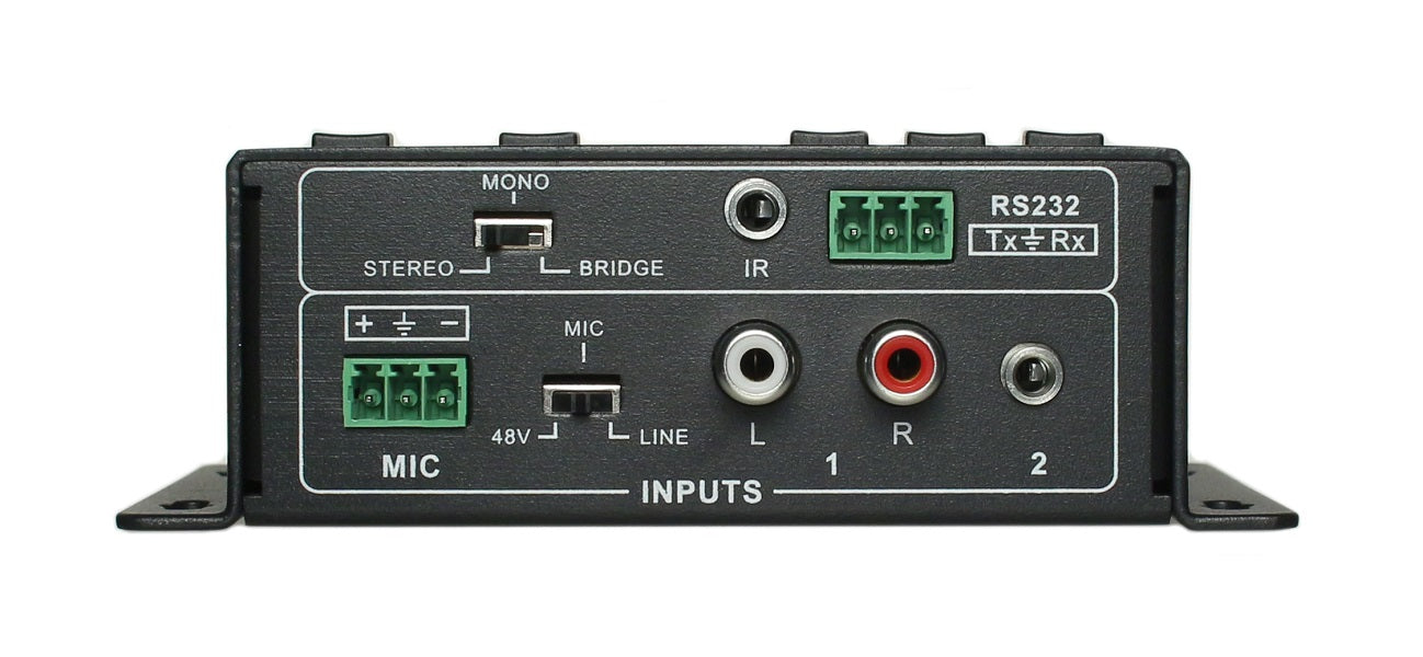 AGI PA2X20 Mini Digital Amplifier inputs