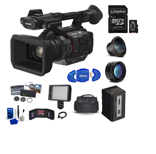 Panasonic HC-X2 4K Camcorder + 64GB Memory Card + Filter Kit + More - NJ Accessory/Buy Direct & Save