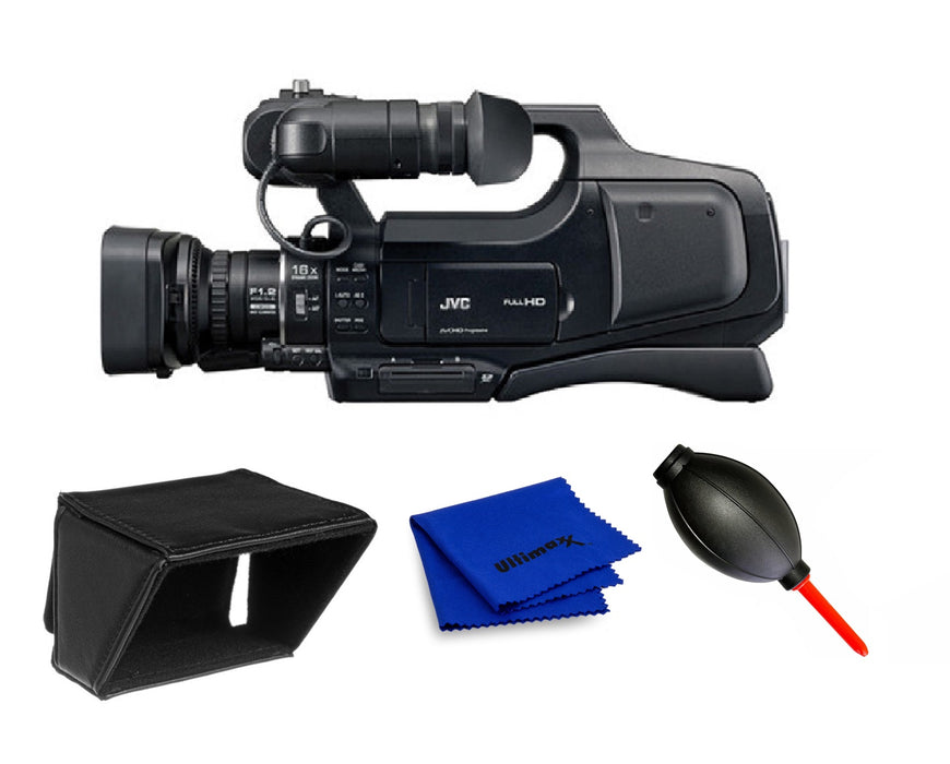 JVC GY-HM70 HD Camcorder Bundle with Vello 3.0" LCD Hood - NJ Accessory/Buy Direct & Save