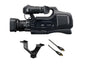 JVC GY-HM70 HD Camcorder Bundle with Pearstone High-Speed HDMI Cable with Ethernet (Black, 15') + Vello V-Rig 4.1" Triple Shoe Bracket - NJ Accessory/Buy Direct & Save