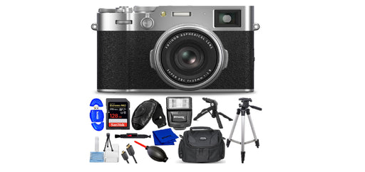 FUJIFILM X100Vi Digital Camera (Silver/Black) - 12PC Bundle - NJ Accessory/Buy Direct & Save