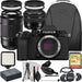 Fujifilm X-S10 Mirrorless Camera (Black) with XC 15-45mm OIS PZ & XC 50-230mm OIS II Lenses + SanDisk 128GB Extreme SDXC + Starter 7PC Maintenance Kit - NJ Accessory/Buy Direct & Save