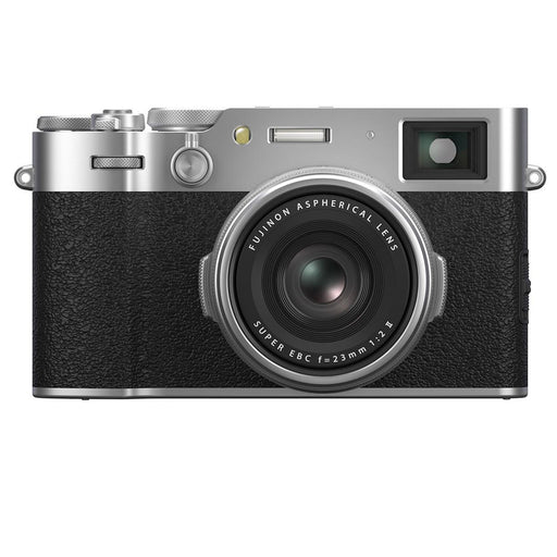 FUJIFILM X100VI Digital Camera (Silver/Black) with Sandisk 128GB Memory Card Essential Bundle - NJ Accessory/Buy Direct & Save