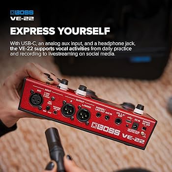 Boss Vocal Performer and Looper Pedal VE-22 - NJ Accessory/Buy Direct & Save