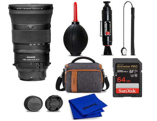 Nikon Z 180-600mm f/5.6-6.3 VR Lens + Blower Brush + Lens Pen + More - NJ Accessory/Buy Direct & Save