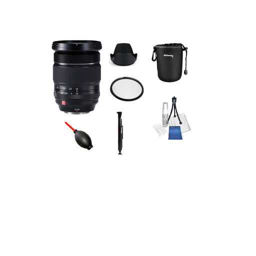 Fujifilm XF 16-55mm f/2.8 R LM WR Lens (Black) STARTER BUNDLE - NJ Accessory/Buy Direct & Save